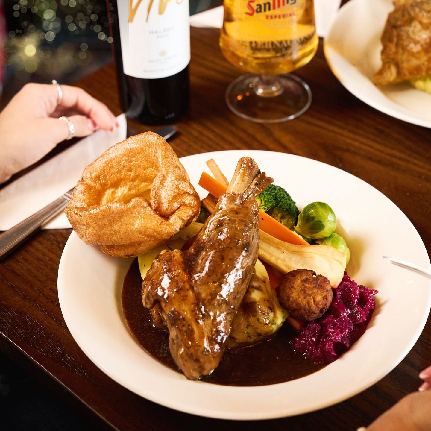 Christmas Day 2025 Lunch, Dinner & Dining at The Red Deer in Crediton